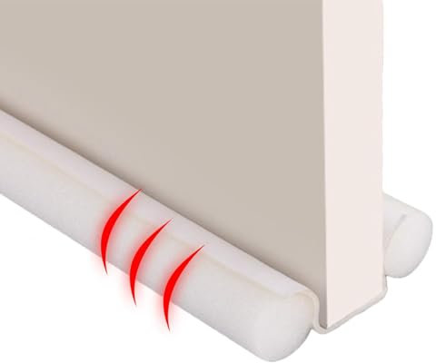 Door Draft Stopper - Noise Blocker, Weather Stripping, Dust & Noise Insulation, Cuttable & Washable, Blocks Cold Air, No Adhesive