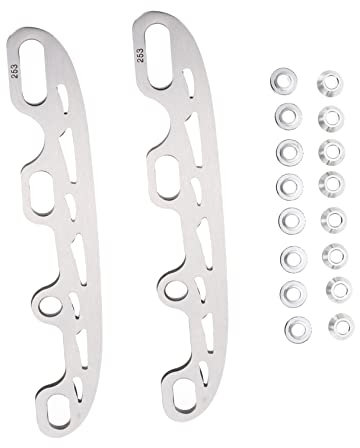 TOGEVAL Ersatzteile Für Eisschlittschuhe Kufen Für Schlittschuhe Austauschbare Kufen Für Schlittschuhe Metall Für Eisschlittschuhe Schlittschuhzubehör