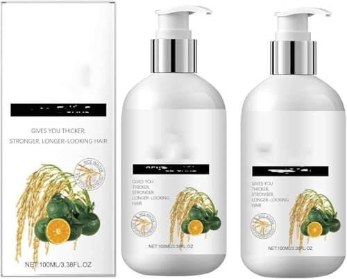 Reiswasser-Haarregenerierungs-Shampoo, Tiefenpflege für trockenes, krauses, lockiges Haar, Bei Haarausfall und dünner werdendem Haar, Für alle Haartypen