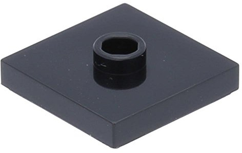 LEGO Plate, Modified 2 x 2 with Groove and 1 Stud in Center (Jumper) Part number 87580 (White, 10, Bricks)