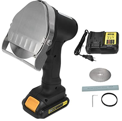 Culnflun Shawarma Maschine Elektrischer Kebab Döner Gyros Messerschneider Fleischschneider, Elektrisches Kebabmesser Kabelloses Shawarma Döner Kebabmesser für Restaurant Barbecue