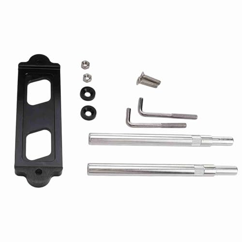 MasYosh Autobatterie-Zurrgurt, Schwarzes Metall-Befestigungsklammer-Halter-Set für CRX