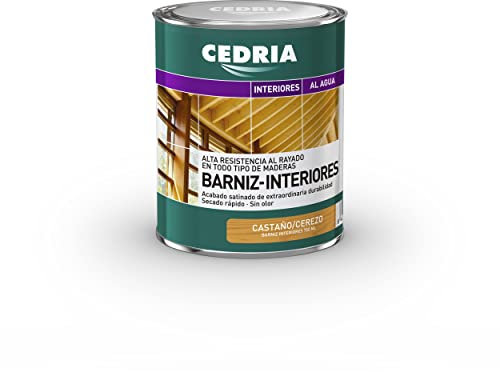 Barniz Interior Madera Cedria Barniz Interiores 750 ml (Castaño/Cerezo)