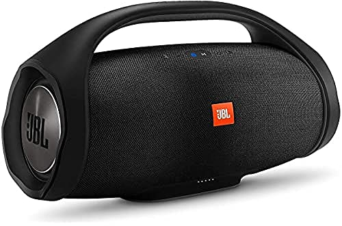 JBL Boombox – Schwarz - Wasserdichter Bluetooth-Lautsprecher mit integrierter Powerbank – Bis zu 24 Stunden Musikgenuss mit nur einer Akku-Ladung – Kabelloses Musikstreaming