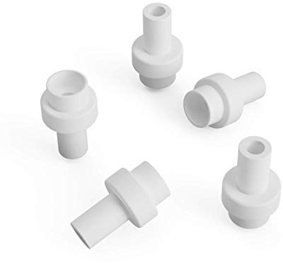 5 Stück PTFE Teflon Kuppler passend für Ultimaker 2 Koppler 3mm Hotend Coupler Ersatzteil Auch Geeignet für Ultimaker 2+ und Ultimaker 2+ Extended UM2+ Um2 3D Drucker Ersatzteil