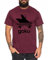 Adi Goku Herren T-Shirt Dragon Master Son Ball Vegeta Turtle Roshi Db, Farbe:Weinrot, Größe:XL