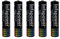 Lights4fun 5 Piles Solaires Rechargeables LR03/AAA Ni-MH 650mAh pour Lampes Solaires