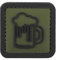 VAN OS Emblem 3D Rubber Patch Bier Abzeichen Aufnäher grün