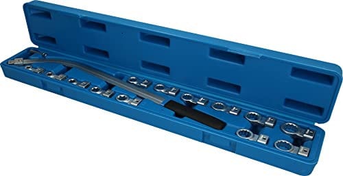 BRILLIANT TOOLS BT571060 Keilriemen und Spannrollen-Schlüssel-Satz, 15-tlg [Powered by KS TOOLS]