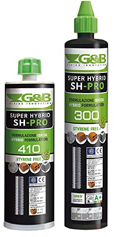 Injektionsmörtel Super Hybrid SH-PRO 300 incl. 1 Mischer