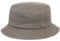 Stetson Organic Cotton Hut mit UV-Schutz Damen/Herren - aus 100% Bio-Baumwolle - Knitterfrei knautschbar - Nachhaltig - Bucket Hat unifarben - Packable Anglerhut - Frühjahr/Sommer Taupe S (54-55 cm)