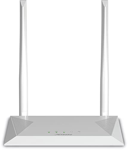 STRONG REPEATER300D Ripetitore WLAN 300D, Modalità di funzionamento: ripetitore/router, 300 Mbps a 2,4 GHz, 4 porte LAN, amplificatore WLAN, bianco