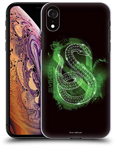 Head Case Designs Officially Licensed Harry Potter Slytherin Deathly Hallows XVIII Hard Back Case Compatible With Apple iPhone XR