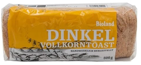 Das Backhaus Bioland Dinkelvollkorn Toast - Bio - 500g