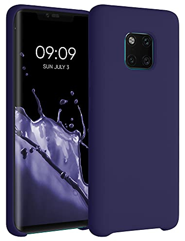 kwmobile Case Compatible with Huawei Mate 20 Pro Case - TPU Silicone Phone Cover with Soft Finish - Deep Ocean