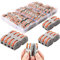 Verbindungsklemmen, CESFONJER 42 pcs SPL-1 1-Leiter-Klemme mit Betätigungshebel Bilateral Leiter Klemme Aktualisierte Versionen können frei kombiniert Werden (SPL-2, SPL-3, SPL-4, SPL-5)