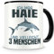Samunshi® Hai Tasse mit Spruch Ich mag Haie Geschenk für Hai Fans Kaffeetasse Lustige Tassen zum Geburtstag