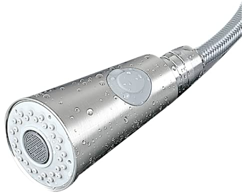 Küchenarmatur Wasserhahn Düse 2-Funktion Ersatz Küche Ausziehbare Mischbatterie Wasserhahn Sprinkler Ausziehbarer Brausekopf Küchenarmatur Brausekopf Ersatzteil Düse Mischbatterie für die Küche(61001)