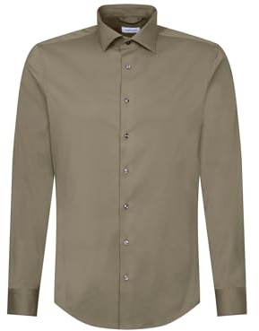Seidensticker Herren Business Hemd - Schmales Hemd - Slim Fit - Langarm - Kent-Kragen - Stretch