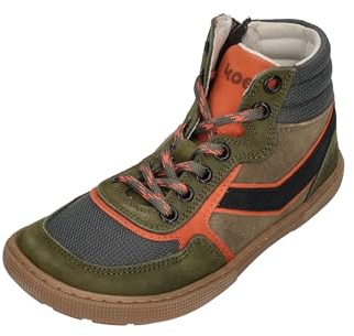 KOEL Barefoot Kinder Sneakers - Danish Nappa - Khaki, Größe:30 EU