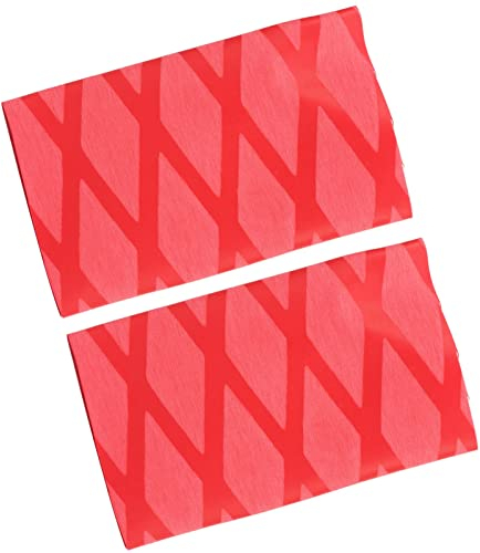 Shanrya Griffband für Tischtennisschläger, Griffband für Tischtennisschläger, 2 Stück, Wärmeschrumpfbar, rutschfest, für Sport (Rot)