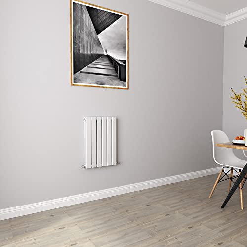 White Radiators Horizontal Small Rad Double Flat Panel Central Heating Radiators 600 * 408mm