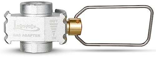 Stove Gas Replacement Adapter, Enhance Camping Experience with LSOSVSEU Gas Saver Plus - Recharge Flat Tanks, Converts Butane Cartridges and Lindal Valve Containers with