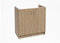 Domodomo Armario de cocina 80 x 46,5 x 82 cm, mueble de cocina, armario bajo lavabo, sin fregadero