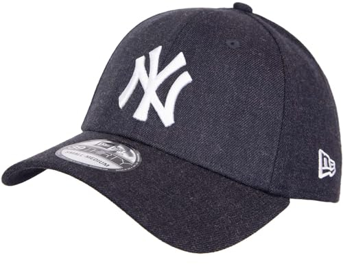 New Era MLB NY Yankees Heather Wool 39thirty Cap (DE/NL/SE/PL, Alphanumerisch, M, L, Navy)