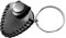BESTonZON Tasche Für Gitarrenpicks Plektrum Tasche Oud-Instrument Koffer Für Gitarrenplektren Gitarrenhalter Gitarrenplektrum-Spender Schlüsselanhänger Dekorative Schnalle Rindsleder