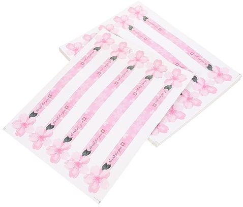 VILLFUL 20 Bögen Dekorative Siegelaufkleber Selbstklebende Dessert-lebensmittel-3d-etiketten Verpackungsetiketten Für Geschenksiegelung