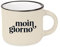 Espressotasse vintage| Mini Keramik Becher zum verschenken | 95 ml | moingiorno, Grau