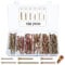 150 Pcs Vis de Confirmation pour Meubles, Vis à Tête Plate pour Meubles, Vis à Bois à Six Pans Creux, Vis de Connexion à Tête Hexagonale pour Meubles Armoire Placard, Couleur Zinc, M5/M6/M7