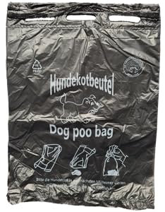 Sperling - Hundekotbeutel - ÖKO - Schwarz bedruckt Weiß - abreissbar - 20 x 32 cm (2000 Stück)