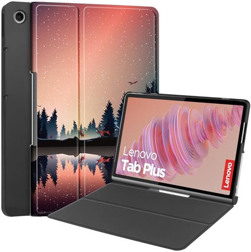 Vakarey für Lenovo Tab Plus Hülle,Ultradünne Hülle für Lenovo Tab Plus 11.5 Zoll 2024 TB351FU,Dämmerung