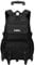 Trolley Rucksack mit Rollen Teens Trolley Rucksack Kinder Schulrucksack Schulranzen mit Rollen Jungs Schultasche mit Rollen Mädchen Jungen Schwarz 34X20X49CM