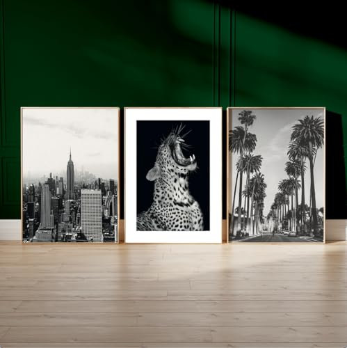 WINUND Set aus 3 Poster 50x70 cm, OHNE RAHMEN – wandposter xxl, Bilder Schlafzimmer, Poster Aesthetic, Bilder Aesthetic, Bilder Set, Posters, Bilder Wohnzimmer Modern, große bilder für die wand