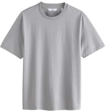 NEXT Herren Reguläre Passform Premium T-Shirt aus Supima-Baumwolle