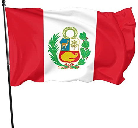 Flagge von Peru 3x5 Ft Garten Outdoor Dekoration Banner