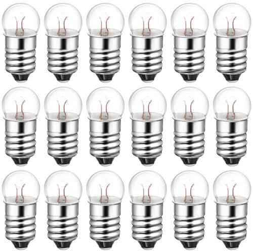 ibasenice 50pcs Small Light Bulbs Electrical Experiment Bulb Flashlight Light Bulb 1.5V