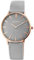 Just Watch Damen Uhr Lederarmband Grau 20cm lang Japanisches Quarzwerk Armbanduhr Geschenkidee zum Geburtstag für Frauen