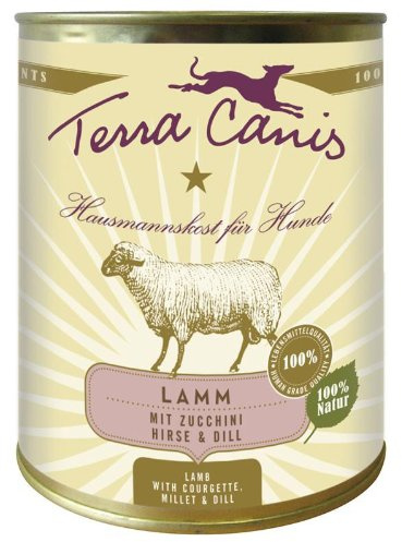 Terra Canis Classic Lamm mit Zucchini, Hirse und Dill, 6er Pack (6 x 800 g)