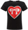 BEZLIT Mädchen Wende-Pailletten Herz Schleife T-Shirt Outfit Oberteile 22534 Schwarz Größe 104