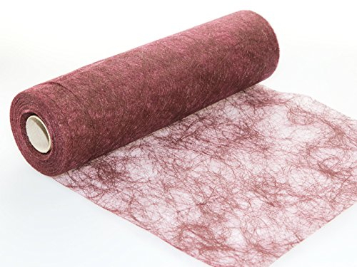 Protinam Tischläufer, Polyester, 3580 Bordeaux, 25m, 25