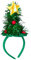 Widmann 00036 - Weihnachtsbaum Minihut, mit Lametta, Kopfbedeckung, Accessoire, Weihnachten, Mottoparty, Karneval
