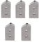 Facibom 5Pcs Glass Cutter Head Replacement, Glass Cutter Replacement Head for DIY Crafts Glass Bottle Cutting