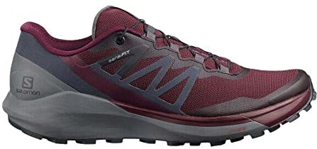 Salomon Damen Sense Ride Trailrunning-Schuhe, Wine Tasting Quiet Shade Ebony, 36 2/3 EU