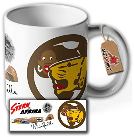 Taza JG 27 1 grupo La estrella de África Hans Joachim Marsella Egipto #35733