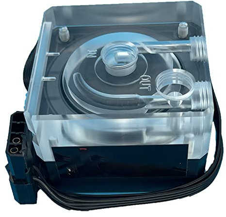 Pompa di raffreddamento dell'acqua CPU, pompa per sistemi di raffreddamento ad acqua per PC, supporto PWM -500L/H-G1/4 foro filettato