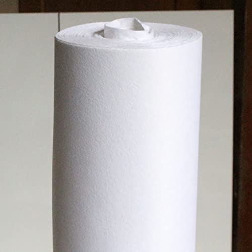 Yimihua Filz Stoff 1mm 85 x 100 cm Filzstoff Bastelfilz Farbig Filz Blätter Vliesstoff Kinder DIY Zubehör zum Handwerk Nähen Projekte(Color:Weiß)